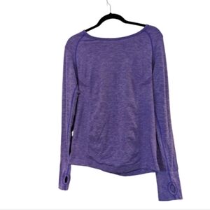Victoria's Secret VSX Sport Long Sleeve Workout Top  Purple  Thumbholes  Size S